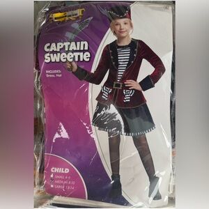 Captain Sweetie Kids Costume - Red and Black